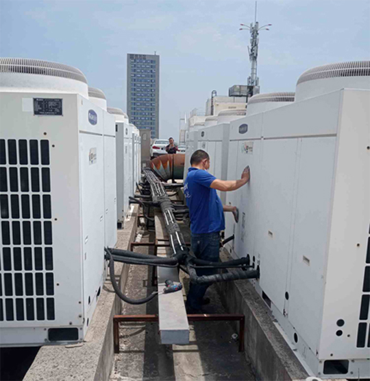 牡丹江市中央空调制热和不制冷系统维修方法